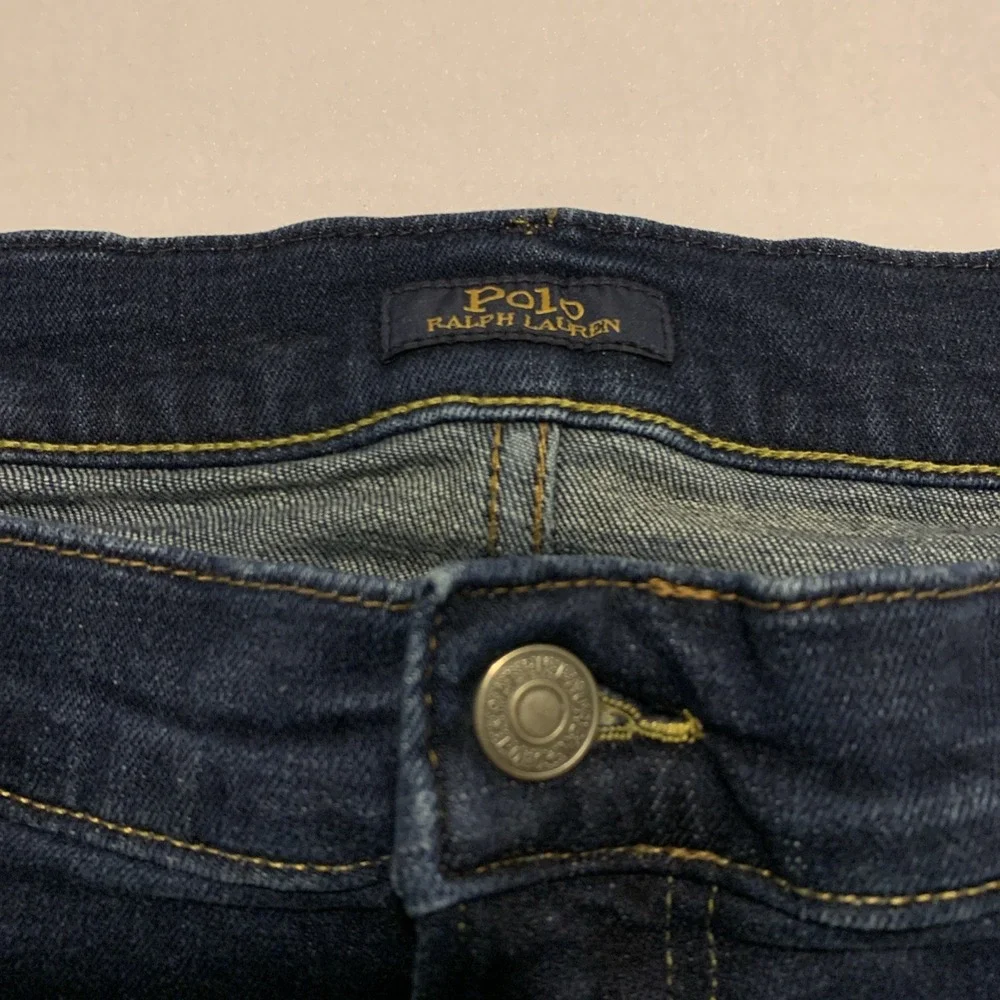 Polo Ralph Lauren Jeans Mens 42Tx36 Hampton Relaxed Straight Blue Denim RN41381